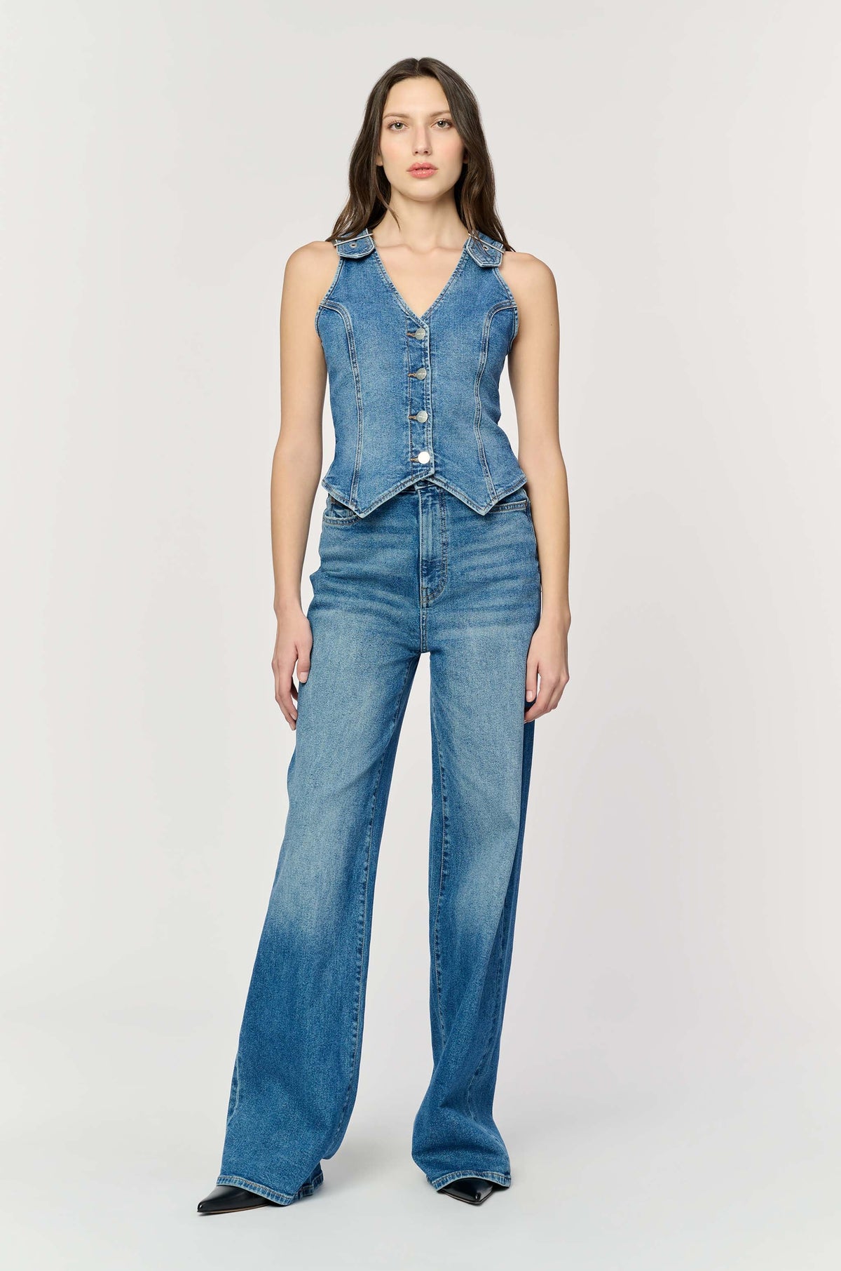 JNB - DENIM VEST | ROCKAWAY